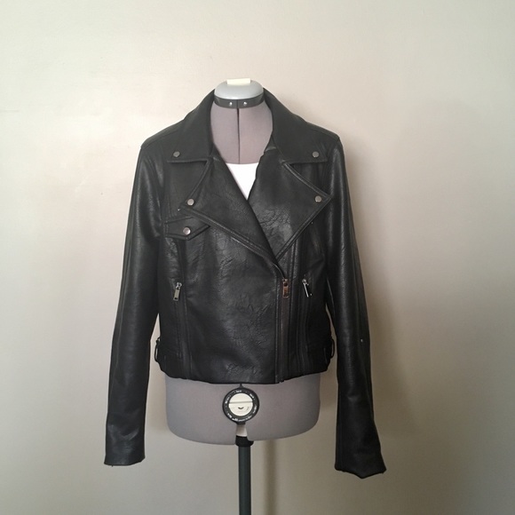 Highline Collective Moto Faux Leather Jacket - Picture 3 of 7